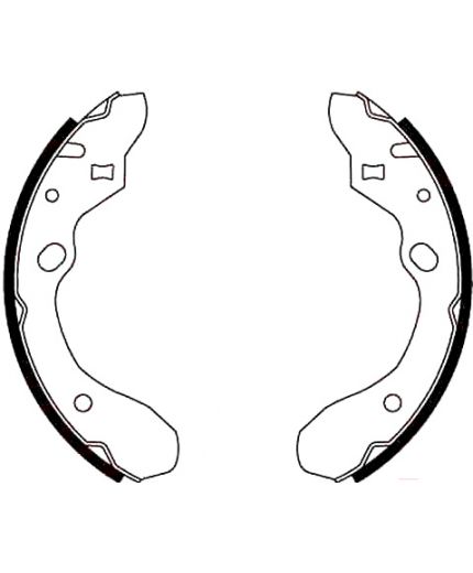 TRW Колодки барабанные задние