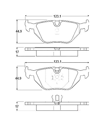 TRW Колодки дисковые