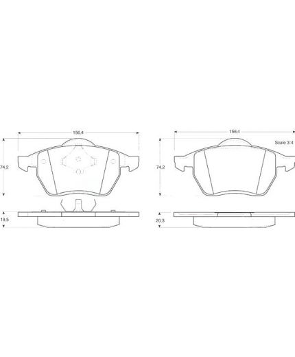 TRW Колодки дисковые передние