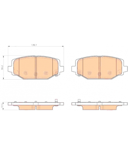 TRW Колодки дисковые Фото 2