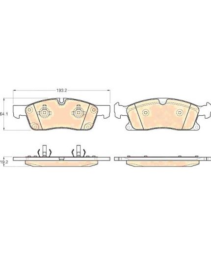 TRW Колодки дисковые Фото 2