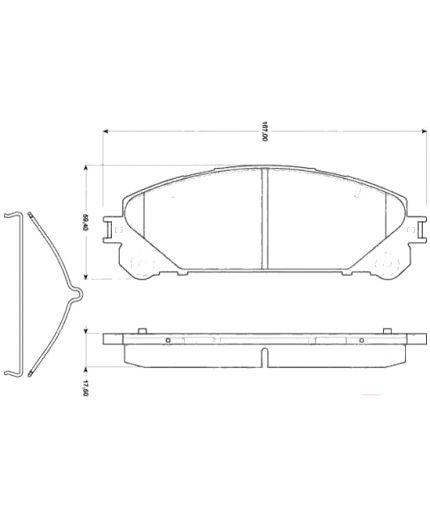TRW Колодки дисковые передние Фото 4