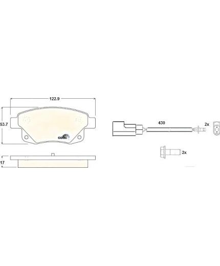 TRW Колодки дисковые задние Фото 2