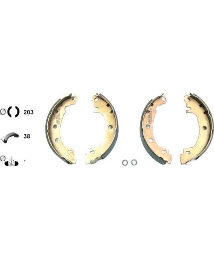 Textar Колодки барабанные задние