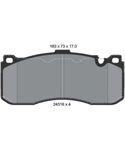 Textar Колодки дисковые передние