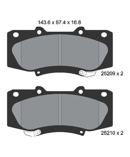 Textar Колодки дисковые передние Фото 2