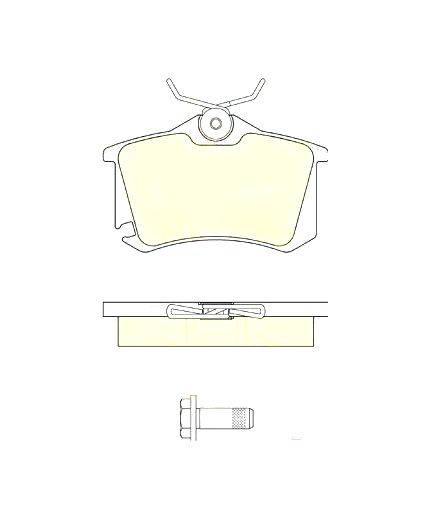 TRW Колодки дисковые