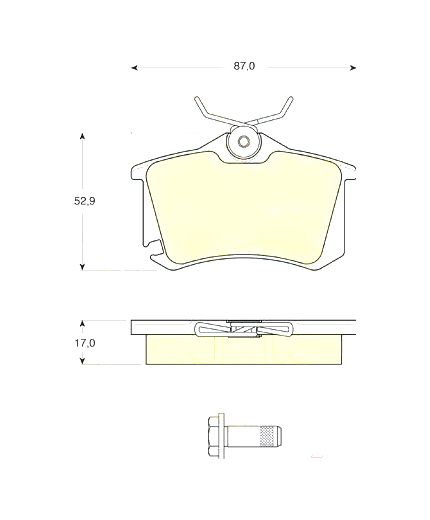 TRW Колодки дисковые Фото 2
