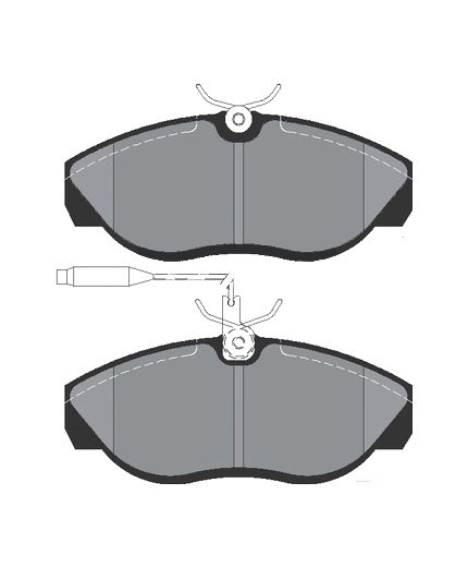 Textar Колодки дисковые передние