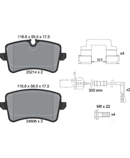 Textar Колодки дисковые