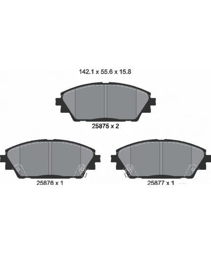 Textar Колодки дисковые передние Фото 2