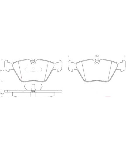 TRW Колодки дисковые передние Фото 4
