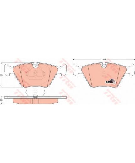 TRW Колодки дисковые передние Фото 5