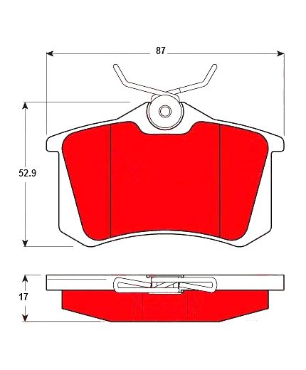 TRW Колодки дисковые