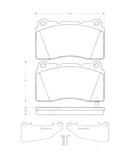 TRW Колодки дисковые Фото 2