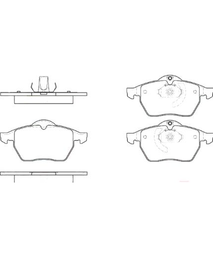 TRW Колодки дисковые передние