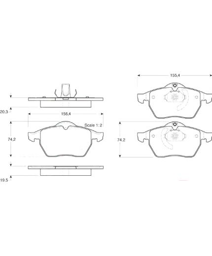 TRW Колодки дисковые передние Фото 2