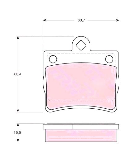 TRW Колодки дисковые Фото 5
