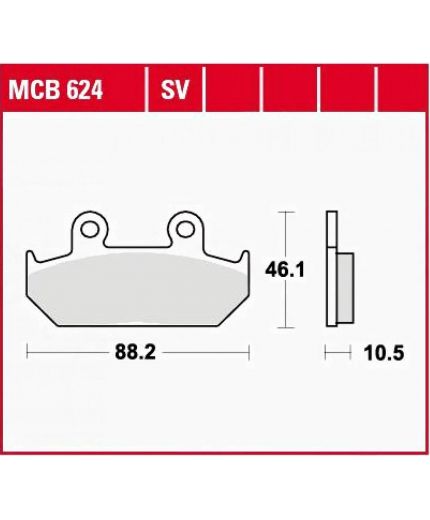 TRW Колодки дисковые передние Фото 2