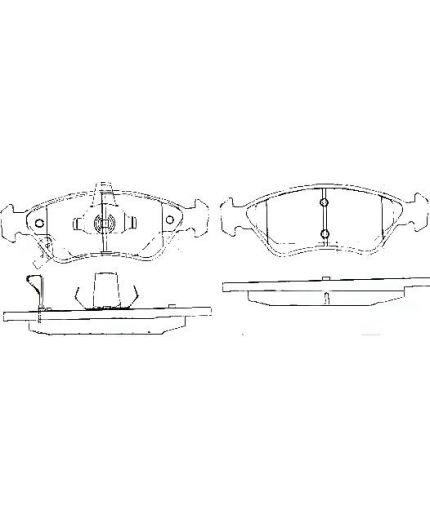 Patron Колодки дисковые передние