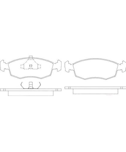 Patron Колодки дисковые передние