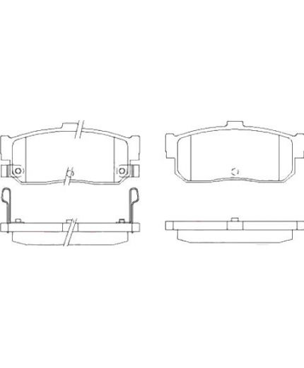 Patron Колодки дисковые задние
