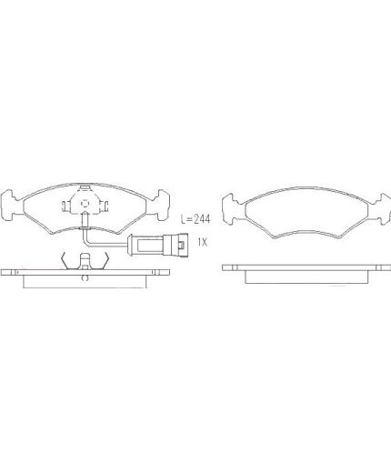 Patron Колодки дисковые передние
