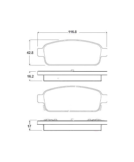 TRW Колодки дисковые задние Фото 3