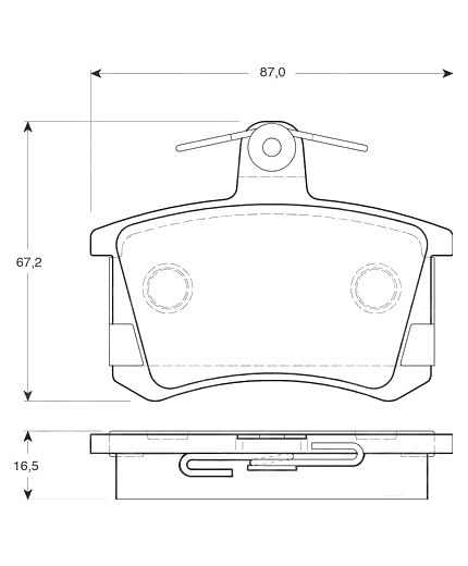 TRW Колодки дисковые задние Фото 3