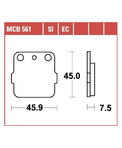 TRW Колодки дисковые передние Фото 2