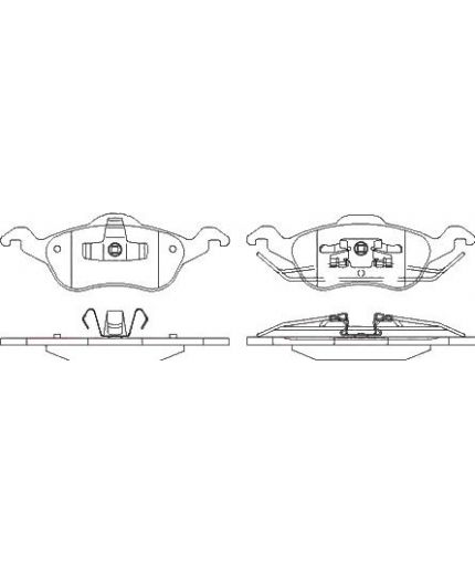 Patron Колодки дисковые передние