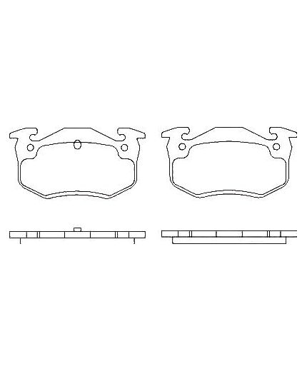 Patron Колодки дисковые задние