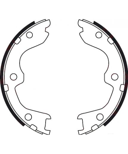 TRW Колодки барабанные задние Фото 2