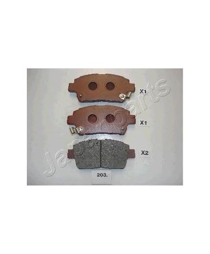 Japanparts Колодки дисковые передние