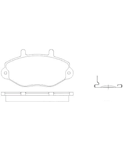 Patron Колодки дисковые передние