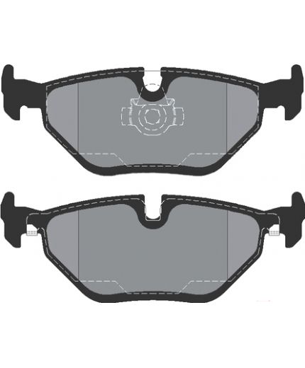 Textar Колодки дисковые задние