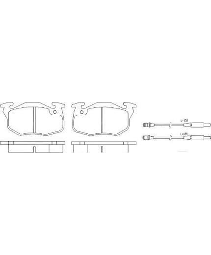 Patron Колодки дисковые передние