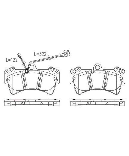 Patron Колодки дисковые передние