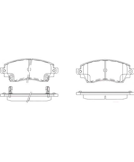 Patron Колодки дисковые передние