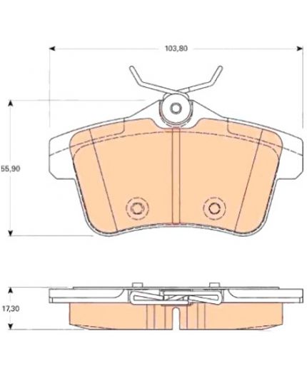 TRW Колодки дисковые Фото 3