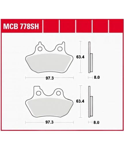 TRW Колодки дисковые задние Фото 2