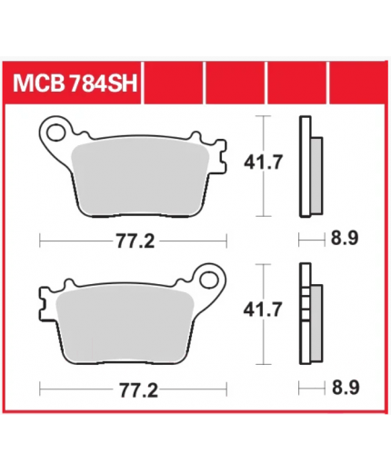 TRW Колодки дисковые задние Фото 2