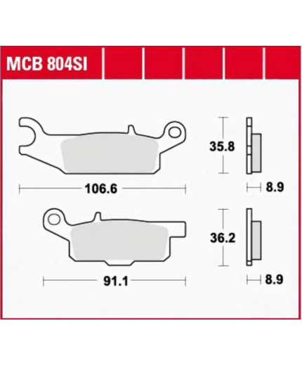 TRW Колодки дисковые задние Фото 2