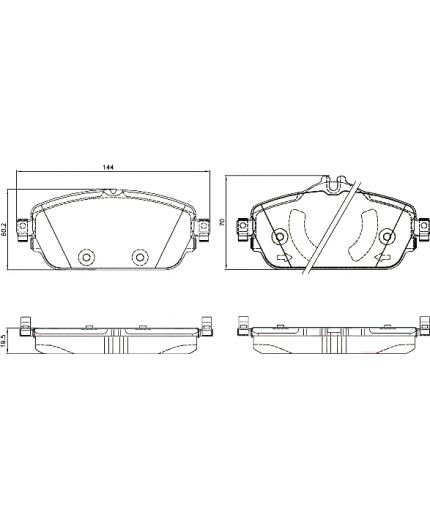 TRW Колодки дисковые передние Фото 3