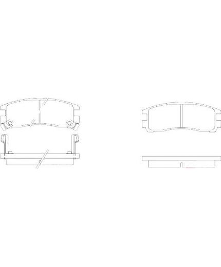 Patron Колодки дисковые задние