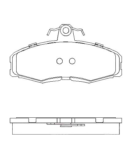 Patron Колодки дисковые передние