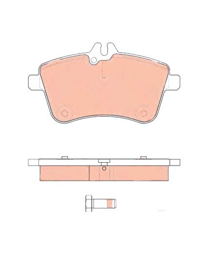 TRW Колодки дисковые передние