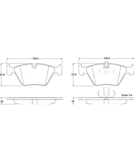 TRW Колодки дисковые передние Фото 2