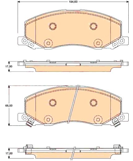 TRW Колодки дисковые Фото 2