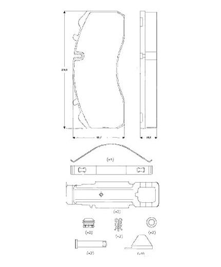 TRW Колодки дисковые Фото 2